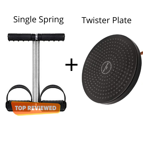 Tummy Trimmer High Quality Dual Power Spring Belly Loosening Fitness Exercise Machine Weight loss machine Belly loosening machine