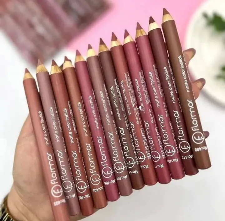 Flormar%20Matte%20Color%20Lip%20Pencil%20High%20Pigmentation%20Creamy%20&%20Waterproof%20Lip%20Liner%20Lipstick%20Pencil%20-%20Image%203