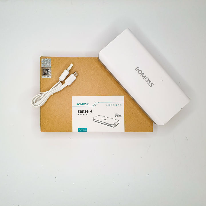 Romoss Power Bank Sense 4 10400 mAh Best Charging Global Version - Dual USB Port Batter...