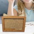 Wooden Money Box with Counter Savings Goal and Girls Adults Friends. 