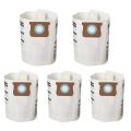 5 Pack Replacet Wet/Dry Vacuum Bags Dust Bags for Shop-Vac Ridgid 5-8 Gallon Vacuum 9066100 90661 906-61. 