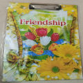 Clip Board for Exam and Other Purpose - Random Color & Deign Art # SS-L W/C CB - 0001. 