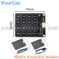 4x4 4*4 Matrix Button Keypad Switch Keyboard Array Module 16 Keys Capacitive Touch Breadboard For Arduino DIY Kit with Cable. 