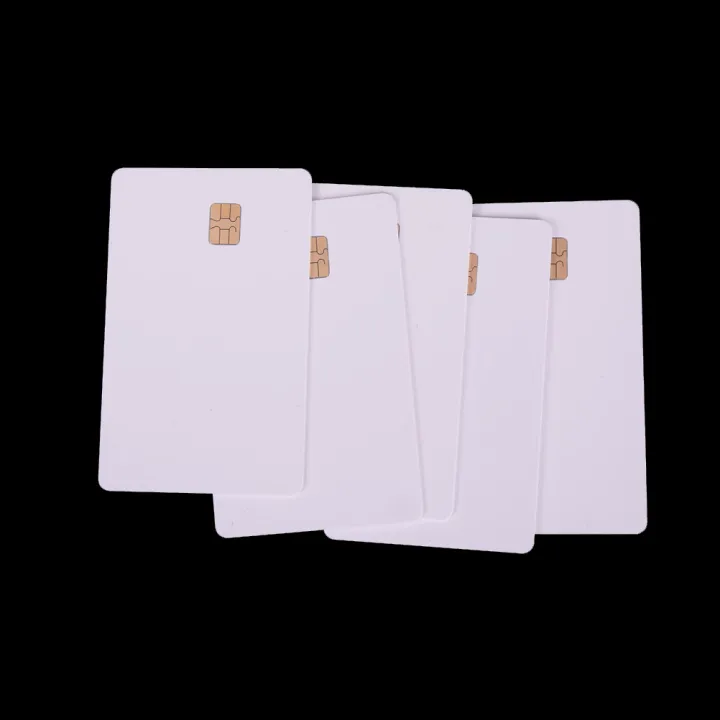 New%205%20Pcs%20ISO%20PVC%20IC%20With%20SLE4442%20Chip%20Blank%20Smart%20Card%20Contact%20IC%20Card%20Safety%20White%20Cuilei%20-%20Image%203