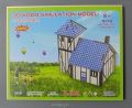 Educational n Entertaining Wooden 3D Coloured Puzzle Simulation- Jigsaw- Home Shape-  Decoration - Model - DIY- Size 8 x 6.5 Inches  In Two Sheets- Brain Growth- All Pictures Are Real From SubRung. 
