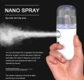 Nano Facial Mist Sprayer – Portable USB Rechargeable Handheld Atomizer for Deep Skin Hydration, Mini Facial Steamer with 30ml Capacity, Makeup-Friendly & Travel-Friendly Ultrasonic Nano Ionic Skin Moisturizing Sprayer. 