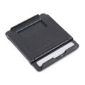 Tablet Stand Desktop Support Portable Double Folding Stand Suitable for iPhone iPad Samsung Huawei Tablet Stand Black. 