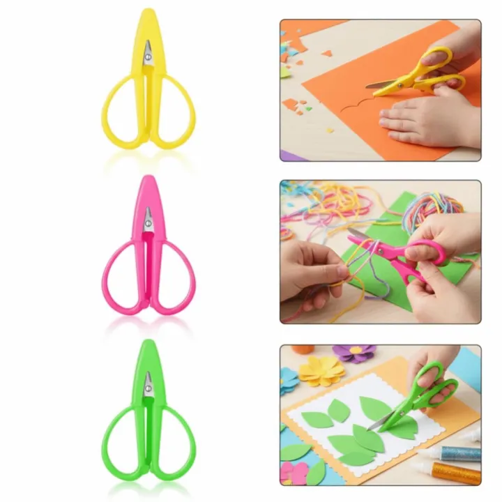 High Quality Mini Small Sharp Scissors Silicone Soft Handle Stainless ...
