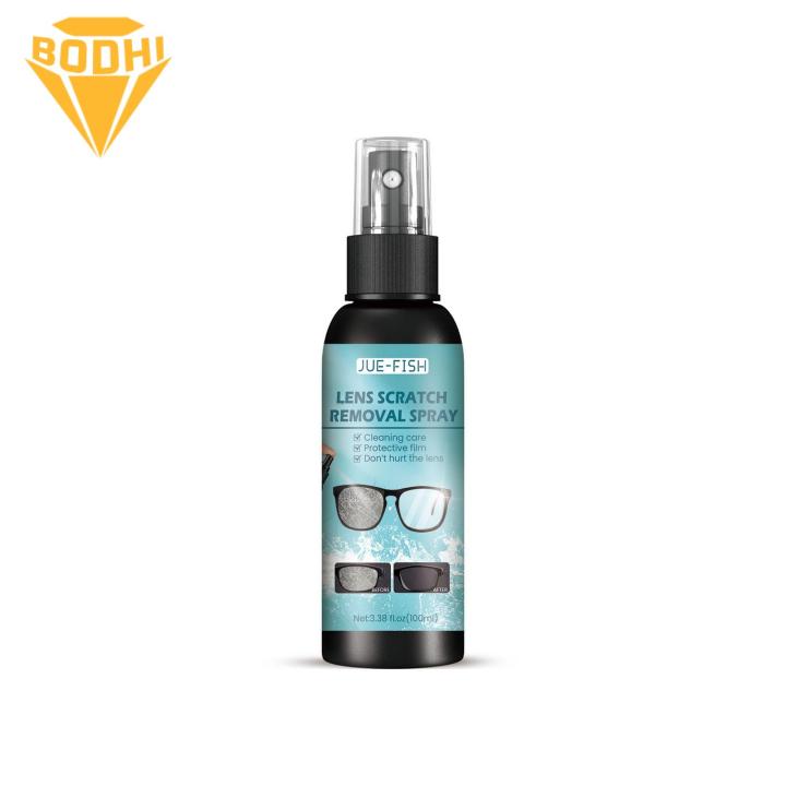 Glasses Scratch Remover 100ml Lens Scratch Remover Spray Natural Ingredient Anti-bacterial Sunglasses Eyeglass Cleaner for Screens Favorite