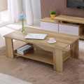 Modren Coffee Table Living Room Furniture with Storage Shelf for Living Room Wood Look Accent Furniture Customized. 