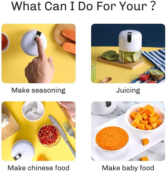 Techmanistan%20250ml%20USB%20Rechargeable%20Portable%20Electric%20Mini%20Garlic%20Chopper,%20Food%20Chopper,%20One%20Touch%20Operation%20Mincing%20Machine%20Mince%20Chopper%20-%20Image%206