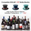 1/2pcs Silicone Spers Reusable Bottle Caps Vacuum Sealer Plug Champagne Bottle Sper For Kitchen Bar Tools. 