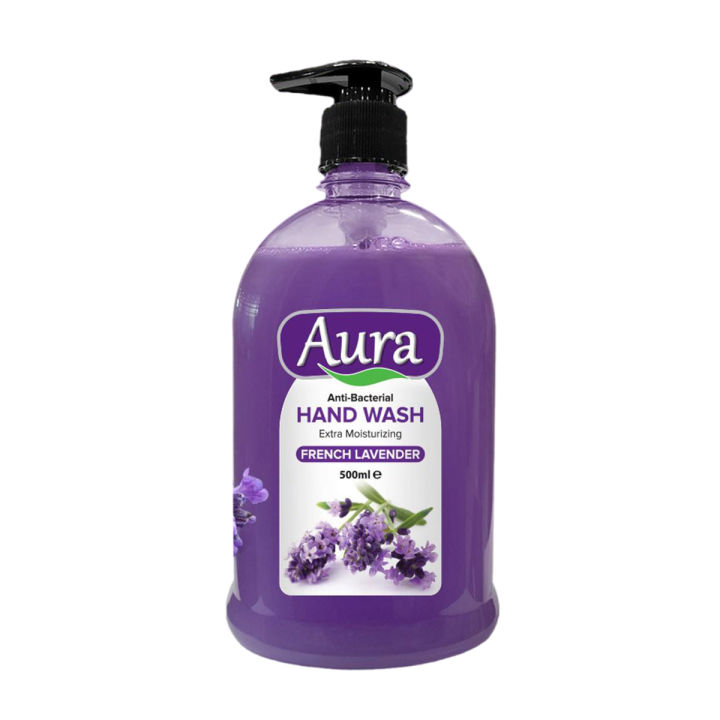 Clearex Pakistan - Aura Anti-Bacterial Liquid Handwash French Lavender 500ML