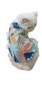 Cat Beach Blue Shirt - Small. 