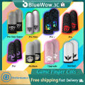 BlueWow Gaming Mobile Game Thumb Gloves ProMaxSuper Series Sterling Silver Double Pin 86 Pin Sweat-proof Thumb Gloves Suitable for PUBG MLBB Touch Screen Mobile Game. 