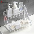 jar stand spice rack 2 layer Rack Stainless Steel Multipurpose Rack jar shampoo holder Kitchen Rack Stand Kitchen Accessories spice rack holder. 