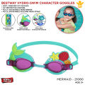 Bestway Swimming Goggles Junior Unisex Hydro-Swim Cartoon Character Kids Goggles, Sun, Frog, Mermaid, Rainbow Duck, Smiley in Assorted Colors 21080. 