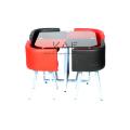 Space Saving Dining Table - 36*36 - Red & Black. 
