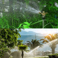 Adjustable Rotate Watering Sprinkler Garden Metal Irrigation System - Water-Saving Garden Sprinkler - Adjustable Rotating Lawn Irrigation System for Garden Yard. 
