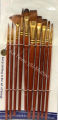Painting Brush set 10 Pcs For Art Lovers  Nylon Hair Artist Acrylic Brush for Acrylic Watercolor Oil Painting. 