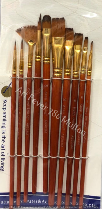 Painting%20Brush%20set%2010%20Pcs%20For%20Art%20Lovers%20%20Nylon%20Hair%20Artist%20Acrylic%20Brush%20for%20Acrylic%20Watercolor%20Oil%20Painting%20-%20Image%202