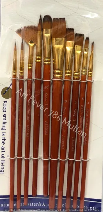 Painting%20Brush%20set%2010%20Pcs%20For%20Art%20Lovers%20%20Nylon%20Hair%20Artist%20Acrylic%20Brush%20for%20Acrylic%20Watercolor%20Oil%20Painting%20-%20Image%202