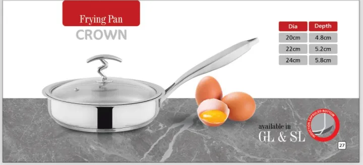"Crown%20Stainless%20Steel%20Frying%20Pan(22cm)%20-%20Professional%20Quality%20Cookware%20for%20Every%20Kitchen"%20-%20Image%204
