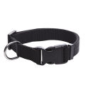 Dog Neck Nylon Black Clip Collar - Adjustable. 