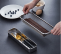 Stainless Steel Kitchen Strainer Mesh Dishwasher Utensils Organizer Basket. 