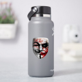 Joker Mask Sticker, Peel and Stick, HD Print and Laminated Vinyl Sticker Waterproof Stickers, Bike Stickers, Car Stickers, Mobile Sticker, Home Decoration Stickers, Scratch Protection Sticker by Sticker Studio. 