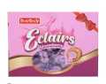 eclairs toffee by dew drop , 220 gram box , in assorted and strawberry flavor. 