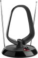 One For All Amplified Indoor Digital TV Aerial - Ready to receive Freeview and Analogue TV Signals within a range of 9 miles - HD Ready - HDTV Antenna – UHF/VHF – black - SV9143 uk import. 