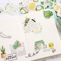 46pcs/pack Green Field Cute Animals Kawaii Paper Stickers Diary Diy Scrapbooking Label Sticker Stationery. 