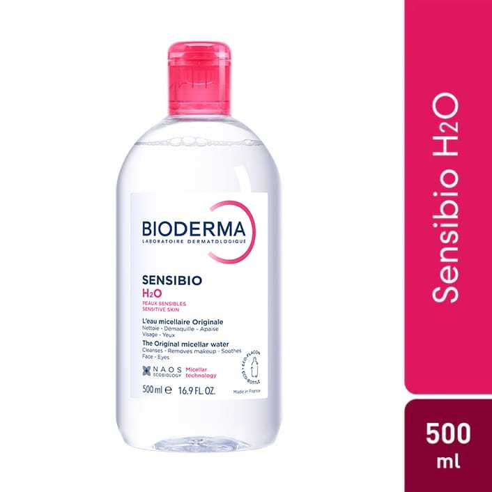 Bioderma Sensibio H2O 500ml: The #1 Micellar Water for Sensitive Skin - Gentle, Effective Cleansing