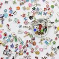 Hot Selling 100pcs/lot Mix Wholesale Floating Charms Living Glass Memory Lockets Floating Charms DIY Jewelry Accessory. 