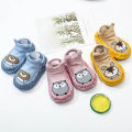Baby Floor Sock Lovely Creative Pure Color Infant Shoes for Winter. 