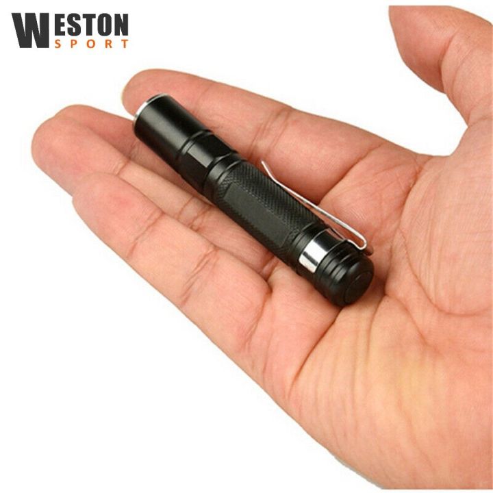 【Miga Plaza】Portable Mini Penlight CREE Q5 LED Zoomable Flashlight Waterproof Torch Pocket Light for Travel Camping