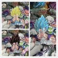 1pcs Anime Dragon Ball Stickers Goku Vegeta 3D Transform car sticker super saiyan Waterproof 3D Sports Holographic Kids fans Toy. 