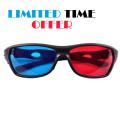 3d Glasses Red Blue Cyan 3d Anaglyph Glasses for Mobile Laptop TV etc. 
