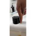 Empty Premium China Amber Glass Jar 30ml – TYPE III with Black Glossy Cap & PP Liner. 