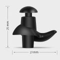 4 Pairs Adult Reusable Silicone Spiral Surfing Snorkeling Silicone Ear Plugs Diving Earplugs Swimming Ear Plugs Ear Protection. 