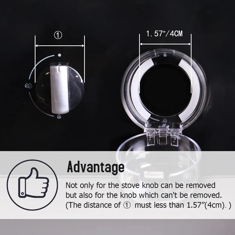 Kiddie Guard Child Protection Home Kitchen Oven Gas Cooker Button Knob Pack Of 2