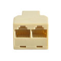 RJ45 Splitter 1 Female to 2 Female Ethernet Network Connector Adapter LAN Ethernet Dual Female Port Universal RJ45 Splitter Connector Adapter CAT5/CAT6 Network Cable Rj45 2 way. 