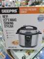 Original Geepas Electric Pressure. Cooker GPC-307-6L Silver Black (2 Year Warranty) GPC-307. 