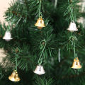 10Pcs/Set Hanging Bell Exquisite Workmanship Clear Ringing Metal Christmas Rustic Bell Decor for Home. 