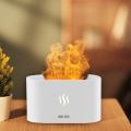 Flame Essential Oil Diffuser, 180ml Night Light, USB Ultrasonic Mist Upgrade 7 Colour Lights Aromatherapy Diffuser, Super Quiet Air Humidifier, Electric Aroma Diffuser, Waterless Auto-Off Suitable For Home Office Room, Bedroom, Automatic Closing, White, |. 