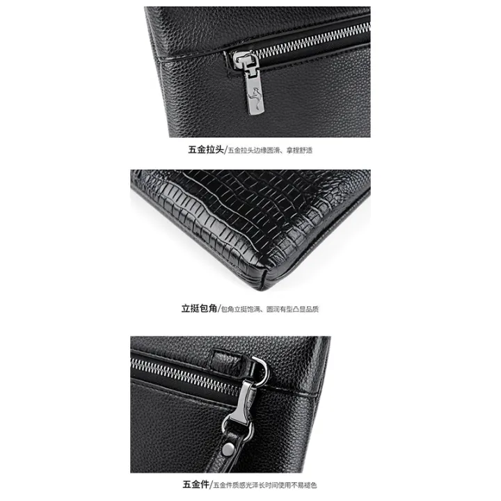 DGSenpi%20Pattern%20Embossed%20Men's%20Clutch%20New%20Large%20Capacity%20Envelope%20Bag%20European%20and%20American%20Men's%20Clutch%20Korean%20Men's%20Bag%20Briefcase%20-%20Image%205