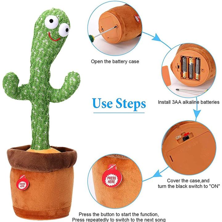 Dancing Cactus Plush Toy