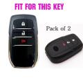 Toyota Revo Push-Start Remote key Cover - Pack of 2. 