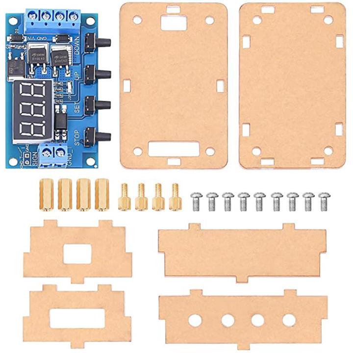 Transparent Case Acrylic Casing for 1 Channel of Timer Relay Module